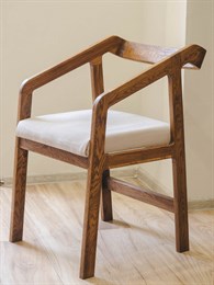 Кресло — натуральный дуб, мягкое сиденье